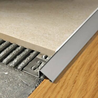 Moldura Desnivel Aleta 12,5x2500mm Acero Inoxidable Cepillado