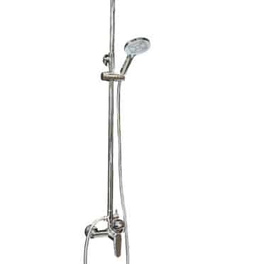 Columna de Ducha Nova Delhi Incluye Plato y Ducha Manual Urben Cromada