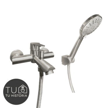Set Monomando Tina Ducha Expuesta incluye Ducha Urben Modelo Siena
