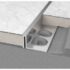 Listel Deco Acero Inoxidable Cepillado 12,5x2500mm