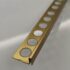Listel Deco Acero Inoxidable Cepillado 12,5x2500mm Dorado Satinado