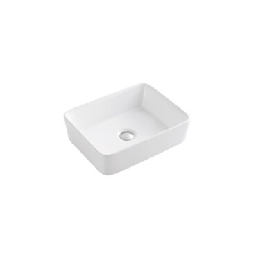 Lavamanos Sobre Cubierta Chloe Angular Blanco Brillo Urben