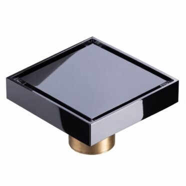 Desagüe Cuadrado para Ducha 100x100mm Negro Brillo Urben