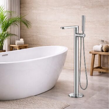 Grifería a Piso Exterior para Tina Self Standing Vivid Cromada Urben