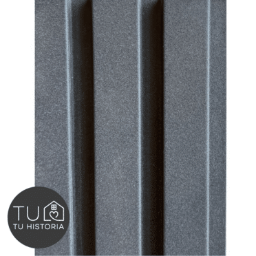 Revestimiento de Muro Wall Panel Mood Grafito 2750x120x18mm Urben