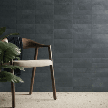 Porcelanato Esmaltado Miniature Cera Blu Notte Natural 6x24cm