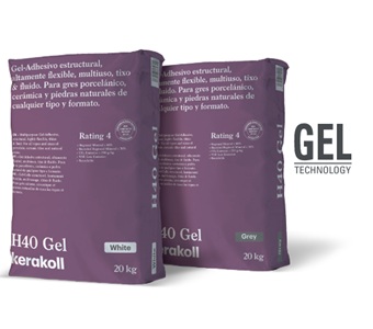 Adhesivo Porcelanato H40 Gel Saco 20 kg para Grandes Formatos o Instalación Sobre Pavimento Existente