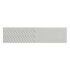Cerámica Esmaltada Muro Biscuit White Trama Natural 5 x 20cm