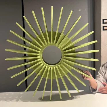 Luminaria Acústica Suspendida LED Modelo Malú Large Mutech color a Elección