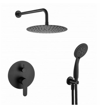 Set Grifería Empotrada Ducha con Plato Eleos Urben Mate