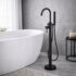 Grifería a Piso Exterior para Tina Self Standing Bold Black Mate Urben