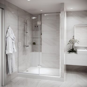 Mampara Fija para Tina 60x150cm + Puerta a Pedido