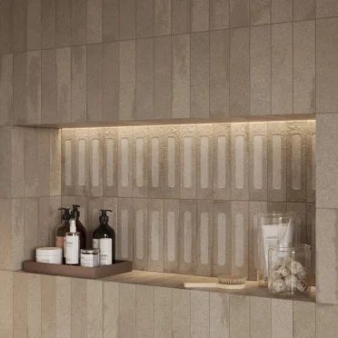 Porcelanato Esmaltado Miniature Fornace Bruno Bistro Natural 6x24cm