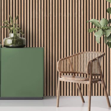 Revestimiento de Muro Wall panel Acústico Vetas Roble Premium 2400x600x21 mm