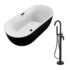Pack Tina Self Standing Jazz con Griferia Bold de Pie Black Mate