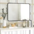 Espejo Rectangular Led Antifog Moorings Black 600 x 800 mm Urben