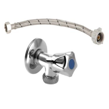 Set Flexible y Llave de Paso para WC Urben