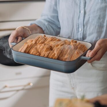 Fuente Rectangular 30 cm Dark Blue