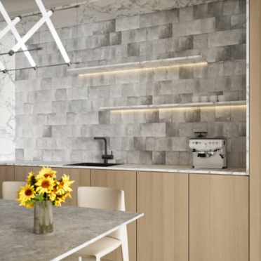 Porcelanato Materia Quadrato 15x15 cm Cenere