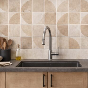 Porcelanato Materia Tonda 15x15 cm Ibis