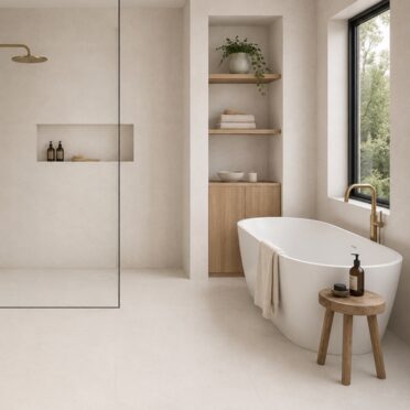 Porcelanato Gres Esmaltado Argon 60x60 Ivory Rectificado