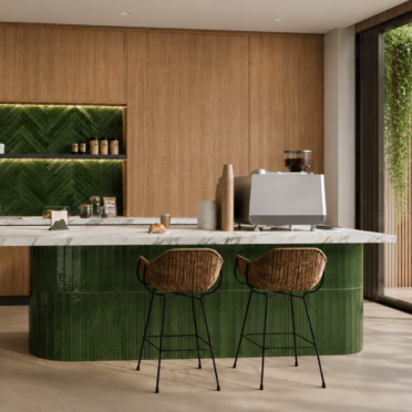Porcelanato Essenza 5x45 cm Selva Brillo