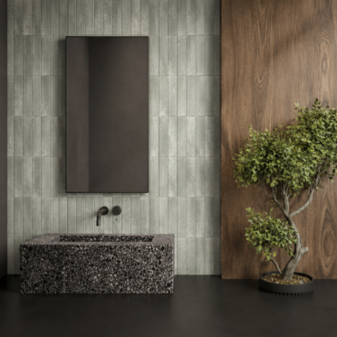 Porcelanato Essenza 5x45 cm Salvia Mate