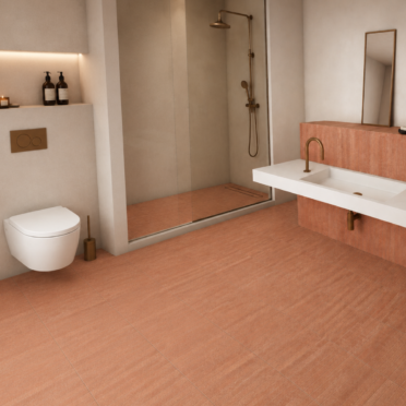 Porcelanato Essenza 5x45 cm Cotto Mate