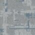 Alfombra en Palmetas Glitched Gravity 50x50 Gris y Azul 131-B