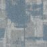 Alfombra en Palmetas Glitched Gravity 50x50 Gris y Azul 131-C