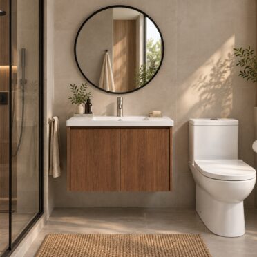 Pack Renueva tu Baño Completo con Mueble Vanitorio 60 cm + WC + Espejo y Grifería