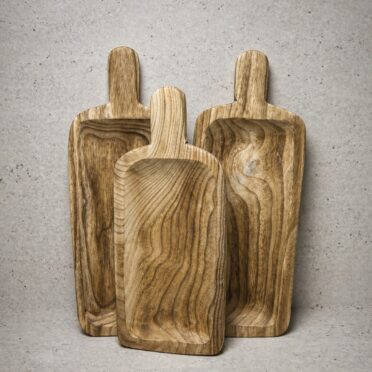 Bandeja de Madera con Asa 18.5x50 cm